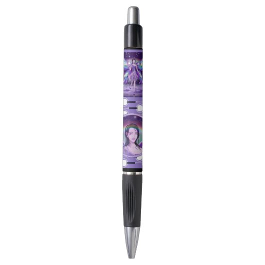 Paarse Regenfee Pen (Voorkant Verticaal)