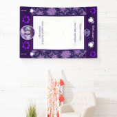 Paarse regenfee spandoek (Insitu)