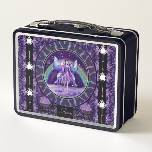 Paarse regenfegel (Achterkant)