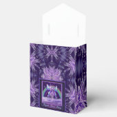 Paarse regenwang bedankdoosjes (Geopend)