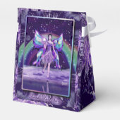 Paarse regenwang bedankdoosjes (Achterkant)