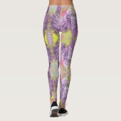Paarse regenwouden leggings (Achterkant)