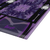 Paarse regenwouden snijraad snijplank (Hoek)