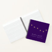 Paarse reisnotities notitieboek (Binnen)