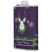 Paarse rendierfles heupfles (Links)