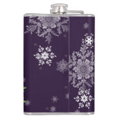 Paarse rendierfles heupfles (Achterkant)