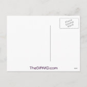 Paarse rendierziekte (Crohn & Colitis) Feestdagenkaart (Achterkant)