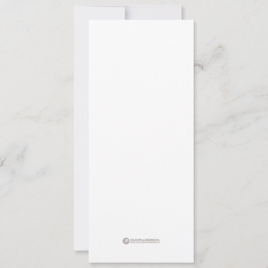 Paarse repetities kaart (Achterkant)