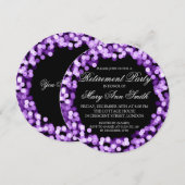 Paarse reservelichten van legante treitpartij kaart (Voorkant / Achterkant)