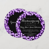 Paarse reservelichten voor huisverwarming kaart (Voorkant / Achterkant)