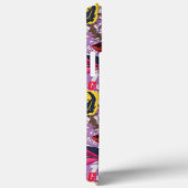 Paarse Retro Pinup Collage Hoesje-Mate iPhone Case (Achterkant / Rechts)