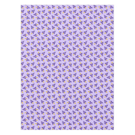 Paarse Retro Rocket tafelkleed