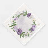 paarse reuzenwaas servet (Hoek)