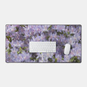 Paarse Rhododendron Blooms Floral Bureaumat (Keyboard & Muis)