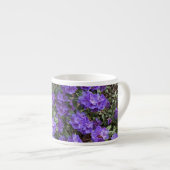 Paarse Rhododendron Blooms Floral Espresso Kop (Voorkant rechts)