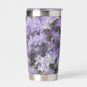 Paarse Rhododendron Blooms Floral Geïsoleerde Drinkbeker (Links)