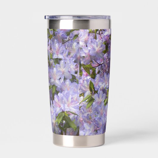 Paarse Rhododendron Blooms Floral Geïsoleerde Drinkbeker (Rechts)