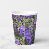 Paarse Rhododendron Blooms Floral Papieren Bekers (Rechts)