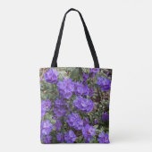 Paarse Rhododendron Blooms Floral Tote Bag (Achterkant)
