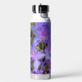Paarse Rhododendron Blooms Floral Waterfles (Links)