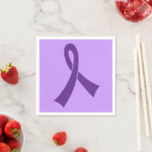 Paarse Ribbon Awareness-evenement Servet (Insitu)