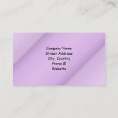 Paarse ribbon Designer Cake Visitekaartje (Achterkant)