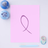 Paarse Ribbon Flyer (Enkel)