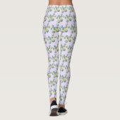 Paarse ridderende regenboogzeep leggings (Achterkant)