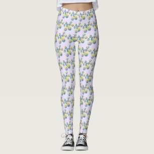 Paarse ridderende regenboogzeep leggings