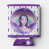 Paarse Rijnfee Koelbox Blikjeskoeler (Achterkant)