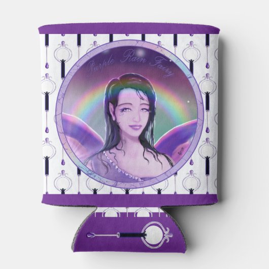 Paarse Rijnfee Koelbox Blikjeskoeler (Achterkant)