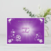 Paarse ringen kaart (Staand voorkant)