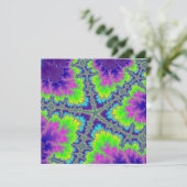 Paarse rivierkreeften kaart (Staand voorkant)