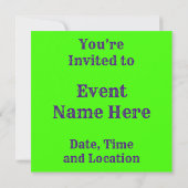 Paarse rivierkreeften kaart (Achterkant)