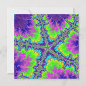 Paarse rivierkreeften kaart (Voorkant)