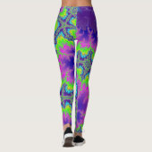 Paarse rivierkreeften leggings (Achterkant)