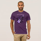 Paarse Rocks_ T-shirt (Voorkant volledig)