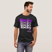 Paarse Rockys! T Shirt (Voorkant volledig)