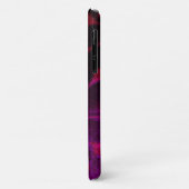 Paarse rode bladeren iPhone 11 Hoesje (Achterkant/links)