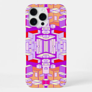 Paarse, rode en Oranje telefoonhoes iPhone 16 Pro Max Hoesje