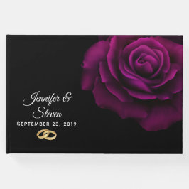 Paarse-Rode Gothische Roos Gastenboek