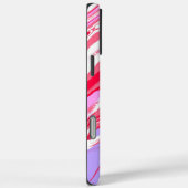 Paarse Rode Kleurrijke Abstracte Marmeren Vloeibar Case-Mate iPhone Case (Achterkant / Rechts)