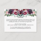 Paarse rode Mauve roze spray behuizing Kaarten (Voorkant)