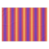 Paarse rode Oranje gradiëntstrips Tafelkleed (Voorkant (Horizontaal))