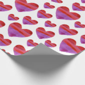 Paarse rode Waterverf maakt het mogelijk om papier (Hoek)