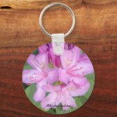 Paarse Rododendron Sleutelhanger (Voorkant)