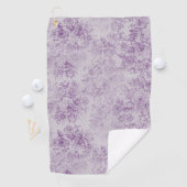 paarse, roestachtige, shabbykwikhoudende, bleke la golfhanddoek (Insitu)