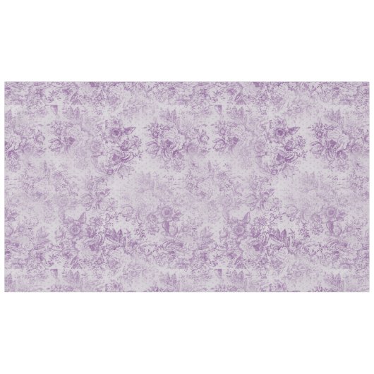 paarse, roestachtige, shabbykwikhoudende, bleke la tafelkleed (Voorkant (Horizontaal))