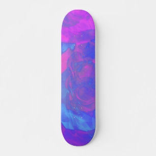 Paarse rokerfokkaarten skateboard