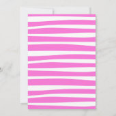 Paarse Roller Schaats Verjaardag Uitnodigen Kaart (Achterkant)